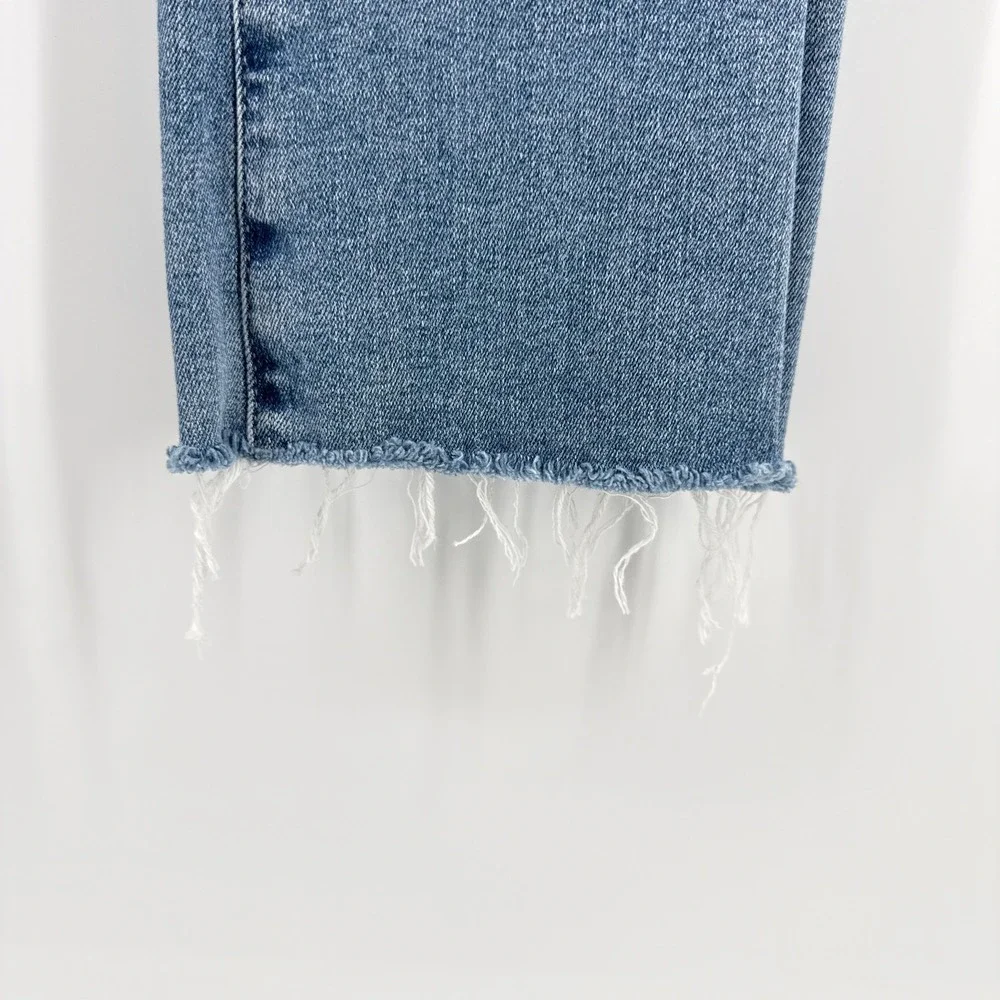 AG Adriano Goldschmied Farrah Boot‎ Crop Jeans 16 Years Shore Distressed Size 27